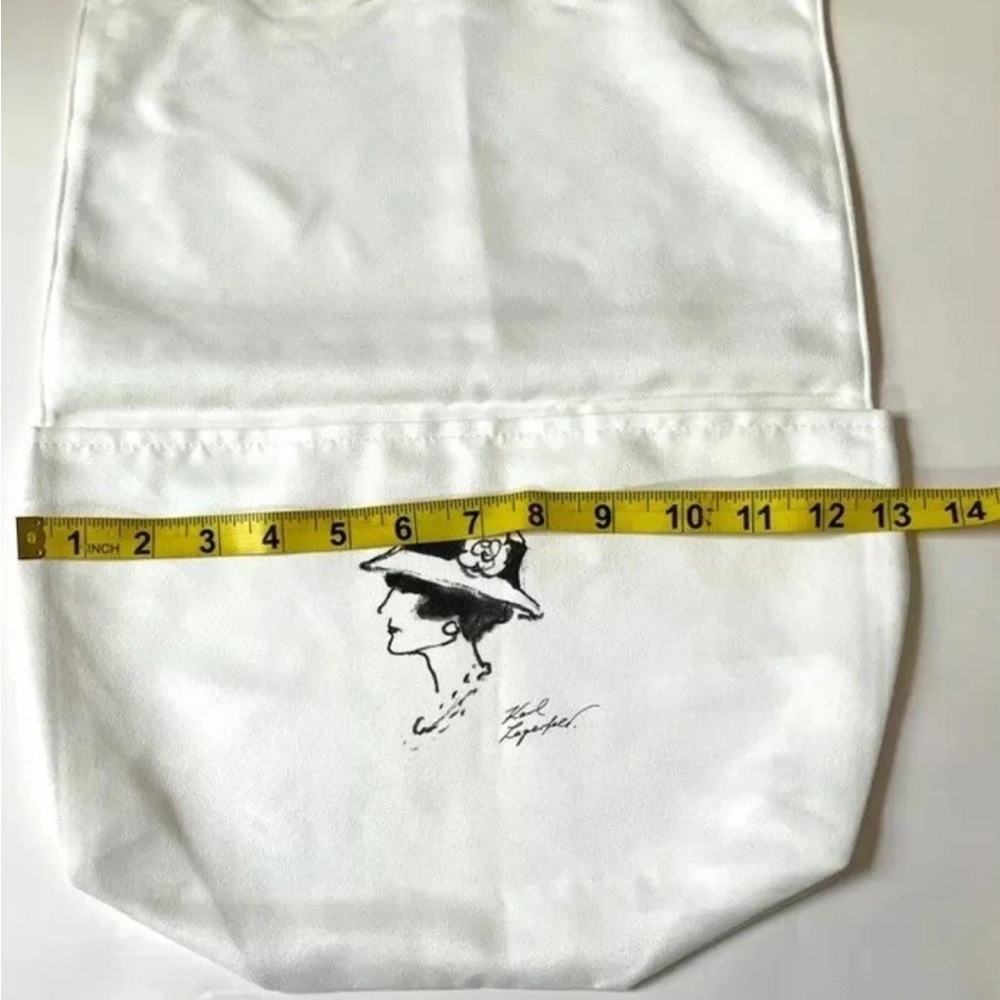 CHANEL Karl Lagerfeld Small flap dust cover 13” x 8.75”x 3” IOCT1 NEW - Picture 4 of 8